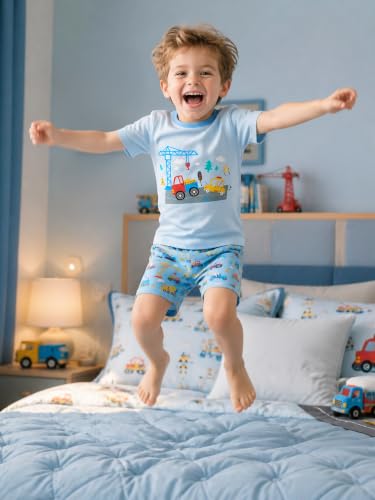 Boys Pajamas Set, Ultra Soft Viscose Kids Sleepwear, 2 Piece - image 2
