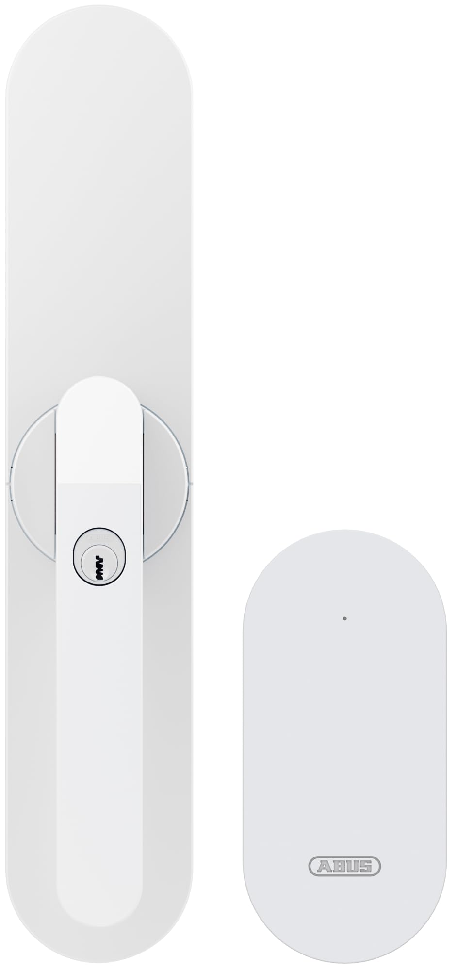 ABUS smarter Fensterantrieb WINTECTO One + WLAN-Brücke BRIDGE One im Set - Terrassentür, Balkontür und Fenster von außen und aus der Ferne öffnen - mit Alarmfunktion und Push-Nachrichten - weiß
