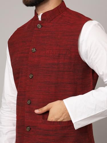 Image of LATEST CHIKAN Men's Nehru Jacket /Waistcoat Sophisticated Ethnic Wear