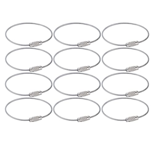 Anel Chave de Corda de Fio de Aço Inoxidável, Bobina de Fio, Fivela de Fio de Aço Inoxidável Versáti