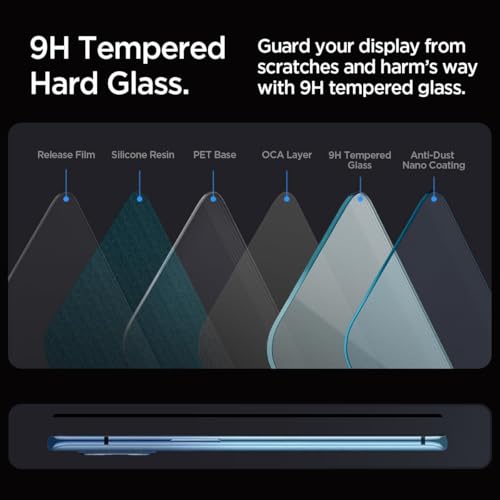 Image of Supershieldz NeoGuard HD+ Tempered Glass Screen Protector Guard for OnePlus 7T, 9H Hardness, Edge-to-Edge, Military Grade Protection, Easy Installation Kit