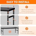 Expandable adjustable stackable kitchen organizer,Spice Racks,Counter Shelf for Cabinets,Small Cupboard Organizers,Heavy Duty Metal Pantry Storage Shelves Racks for kitchen,cabinet - Image 6