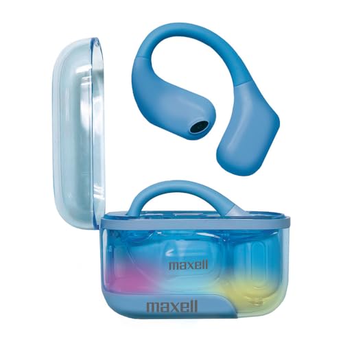 Image of Maxell OWS Pro, Bluetooth Open Earhooks, UP to 18 Hours Playtime with Case, Hear The World Around You, Immersive Sound, Vibrant Colors