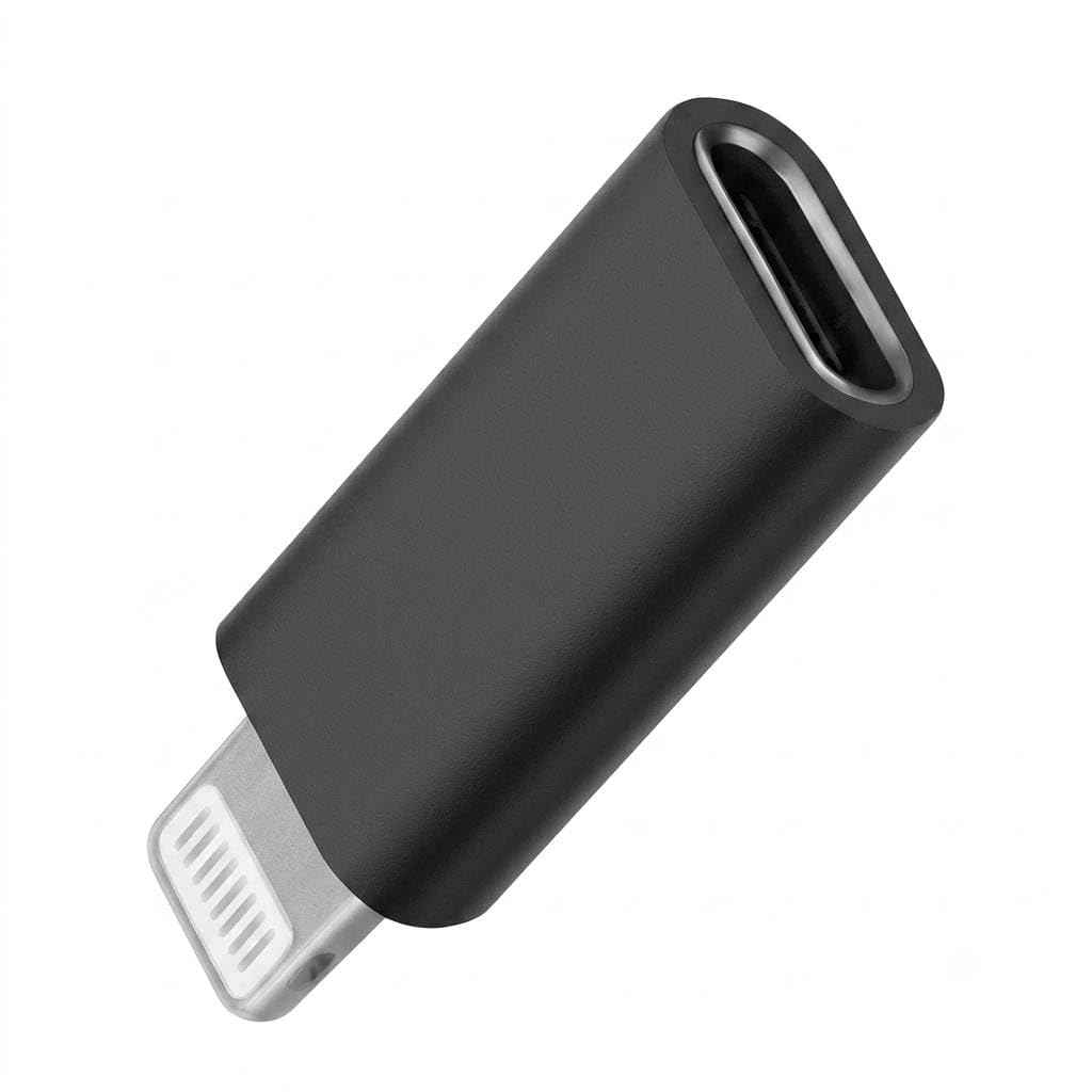 USB-C Female to Lightning Male Adapter | Fast Charging & High-Speed Data Sync Converter | Compatible with | Durable Metal Connector | Compact USB Type-C to Lightning Adapter | Pack of 1-image-13