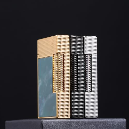 Encendedor de butano para papás, accesorio elegante de concha de cobre 6
