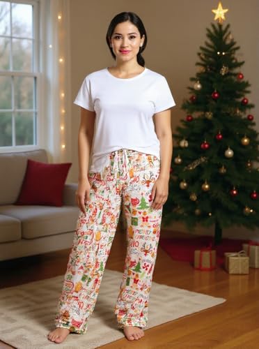 Image of Unisex Adults Holiday Themed Pajama Pants
