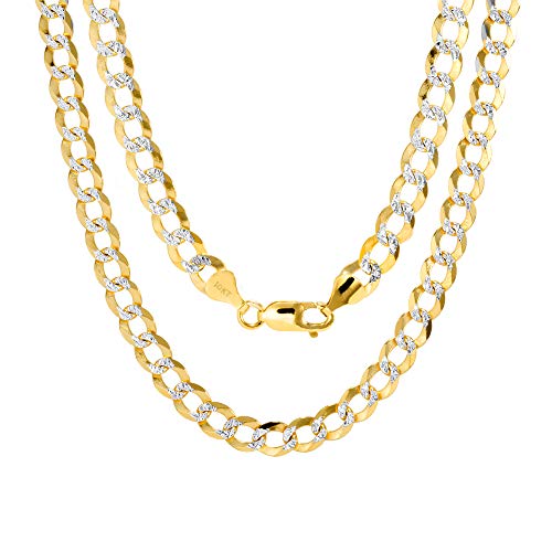 Nuragold 10k yellow gold Cuban chain