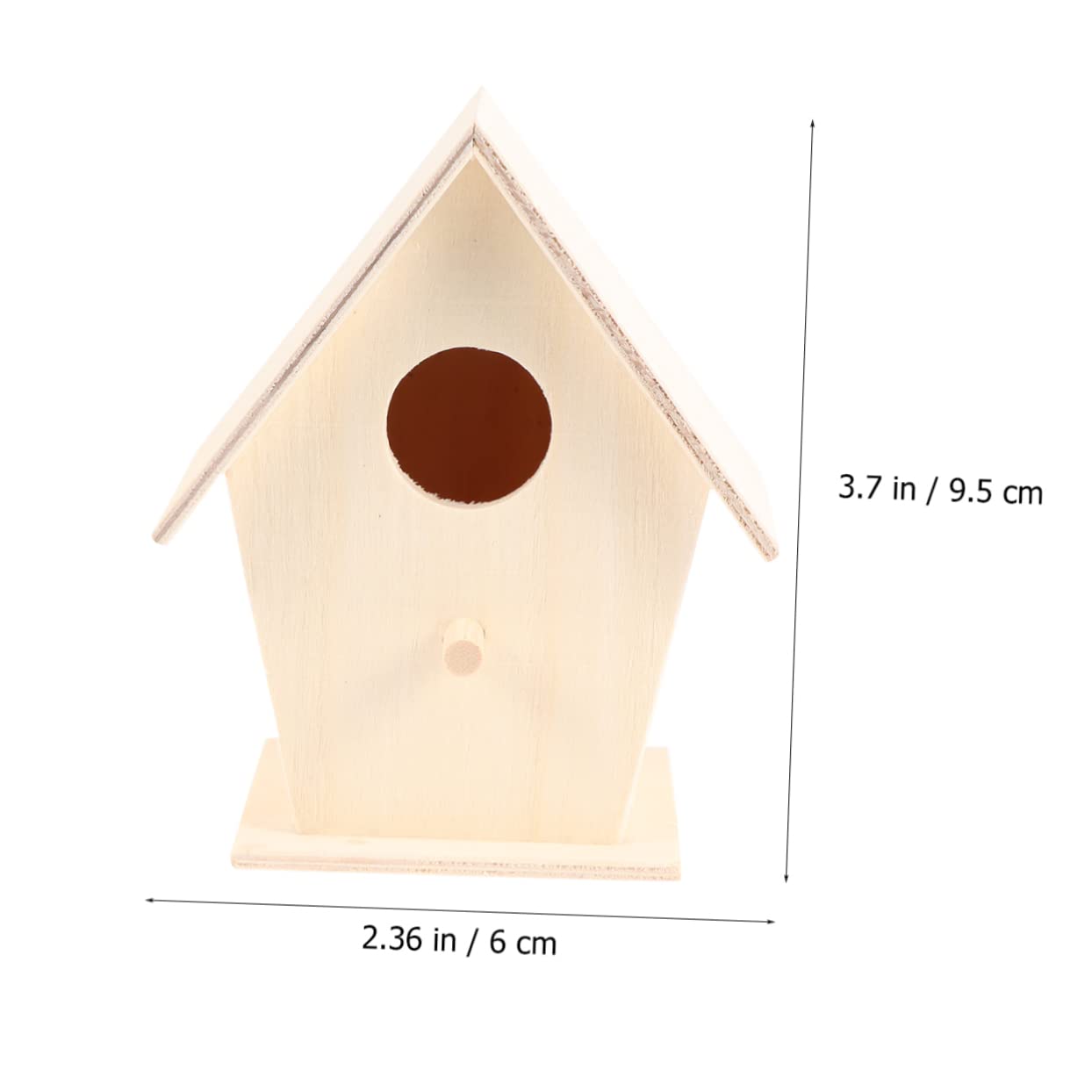 Tofficu 2 Sätze Teiliges Diy Vogelhaus Bausatz Holz Unvollendetes Bastelset Für Kreative Und Lernprojekte Als Dekoratives Tischornament Für Zuhause Und Büro 6 Stücke * 2