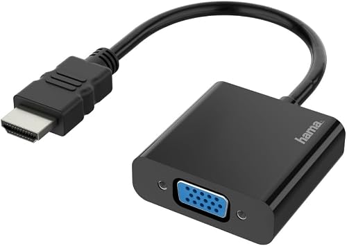 Hama HDMI Plug to VGA Socket with Audio Socket Video Adapter