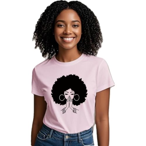 Image of Black History Shirts Black Graphic tees for Men and Women, Magic Fashion Afro American Natural Hair Vintage Melanin T-Shirts