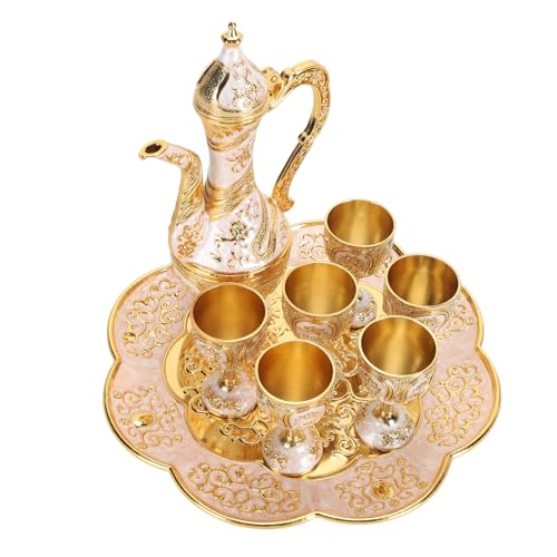 Juego de té turco vintage ideal para regalos de boda, cumpleaños y fiestas 3