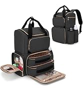 Amazon.co.jp: Luxja ネイルリュック マニキュア収納バッグ 大容量 70