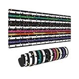 Utilisation polyvalente : que vous travailliez sur un ordinateur de bureau, un ordinateur portable ou une console de jeu, ce tapis de souris est idéal pour toute configuration. Sa taille généreuse s'adapte à tous vos appareils, offrant suffisamment d'espace pour un mouvement fluide et efficace dans n'importe quelle tâche, du travail au jeu