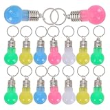 Vaguelly Llavero 21 Bombillas LED de Colores, Mini Lámpara Portátil, Luz Táctil Pequeña, Accesorios para Bolso y...