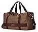 ZEBELLA Unisex Canvas Large Travel Duffel Tote Sports Gym Bag Overnight Handbag