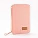 Produktbild Cxssxling Federmäppchen Schreibmappen Groß Federtasche Mädchen Teenager Große Kapazität Briefpapier Pouch Stifteetui Mäppchen Leinen 6.5x9x1.2 in (Rosa)