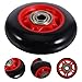 CORHAD 4pcs Durable Plastic Gym Roller Accessory for Fitness Equipment Pulley Wheels for Treadmill and Bike Easy Mobility for Home and Gym Exercise