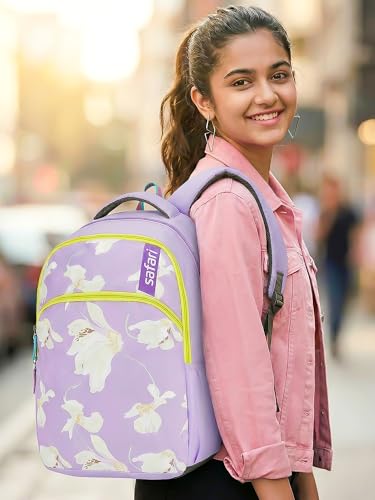 Image of Safari Whisper School Bag For Girls, Capacity - 36L, 2 Compartments Backpack For kids