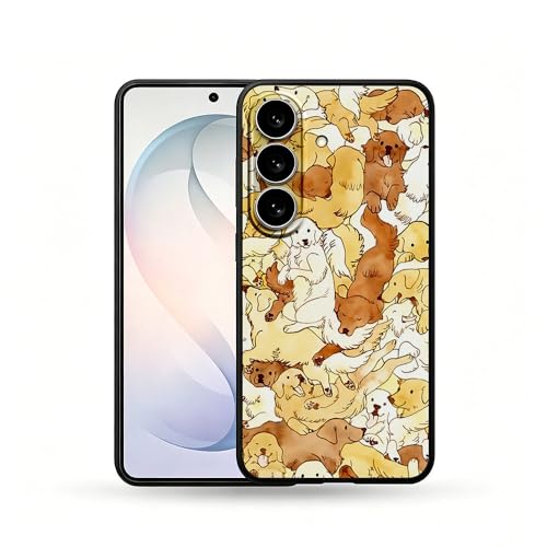 Coque Samsung S26 chien mignon motif Golden Retriever protection fine