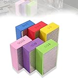 【6 niveaux de grains polyvalents】Les Tampons de Polissage à la Main en Diamant incluent 60#, 100#, 200#, 400#, 600# et 1000# pour différentes étapes de ponçage. Les Blocs de Ponçage en Béton sont parfaits pour dégrossir ou affiner selon le besoin. La Cale a Poncer permet une transition progressive entre chaque grain. Les Tampons Éponges de Ponçage sont idéaux pour un rendu propre et uniforme.