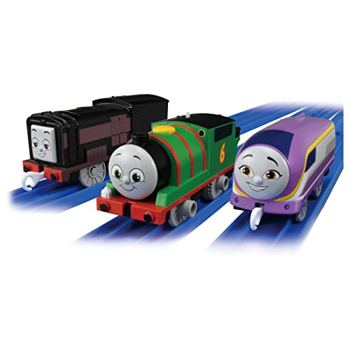 Takara Tomy Plarail Thomas GOGO Thomas Percy Diesel Kana's Friends Set Train Toy for Ages 3+