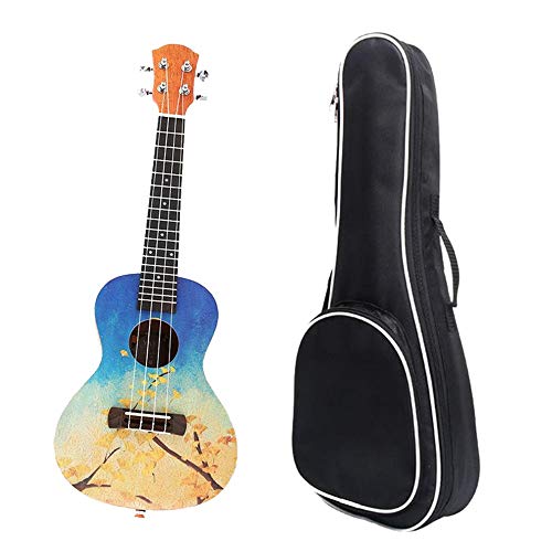 Ukulele en bois Acajou Bois Traditionnel 23 Pouces Concert Ukulélé Coloré Peinture Uke Hawaii Enfants Petite Guitare… - Les Beatles, Paul McCartney, John Lennon, RIngo Starr, George Harrison Ukulele en bois Acajou Bois Traditionnel 23 Pouces Concert Ukulélé Coloré Peinture Uke Hawaii Enfants Petite Guitare…