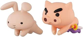 Amazon.co.jp: Hugcot Shin-chan 3 Set of 2 Types, Nene-chan's Rabbit ...
