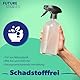 Future Stories Sprühflasche 500 ml aus Glas - für Universal-Reiniger, Textilerfrischer, Haushalt, Pflanzen, tropfsicher