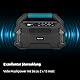 TechniSat Viola 231 OD – Makita Akku kompatibles Baustellenradio (DAB+, UKW, AUX in, Bluetooth, IPX4 Spritzwassergeschützt, 2 x 15 W Stereo Lautsprecher)