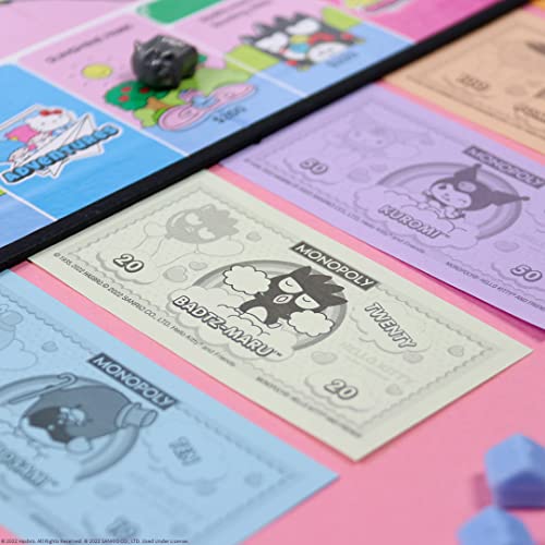 image for USAOPOLY Monopoly: Hello Kitty and Friends, Buy, Sell, Trade Buildings