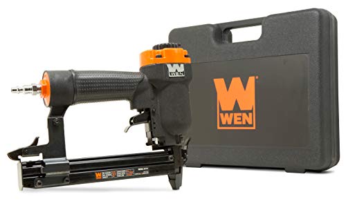 Wen 61711 18-Gauge 3/8-Inch To 1-Inch Air-Powered 1/4-Inch Narrow Crown Pneumatic Stapler , Black #TOP1
