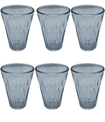 Zegel® -Chai Glass Tea Glasses Set of 6 120 Ml | Antique Tea Cups Set of 6 Chai Glass Cup Set of 6 Cutting |Chai Glasses Tea Set Coffee Cup | Clear, 120ml | Desi Chai Glass... - Image 2