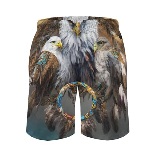 Mens Big & Tall Cargo Short Board Shorts Basic Underwear with Pockets3