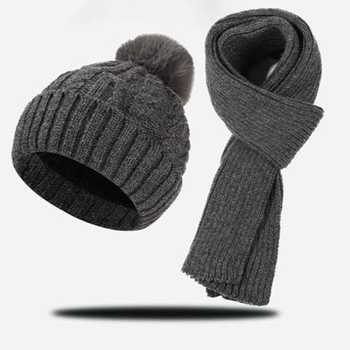 Ensemble de bonnet écharpe gants d'hiver idéal pour offrir - 2