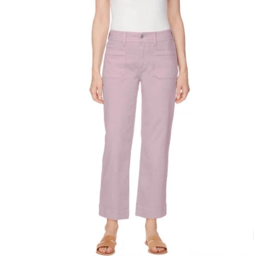 Buffalo David Bitton Ladies High-Rise Brigette Soft Stretch Crop Pant US Numeric 6 Regular Regular Soft Lilac