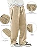 Hidkat Mens Corduroy Casual Pants Fashion Loose Fi... #3