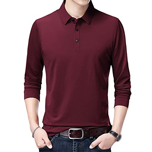 Polo manches longues homme col classique taille XXXXXL confortable