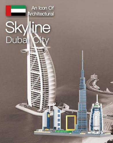 Image of Bestie toys Skylines Series Dubai Skyline Micro Building Blocks Set for Adult and Children Age of 14+ Assembly Construction 3D Toy Present Kit 3000+ pcs