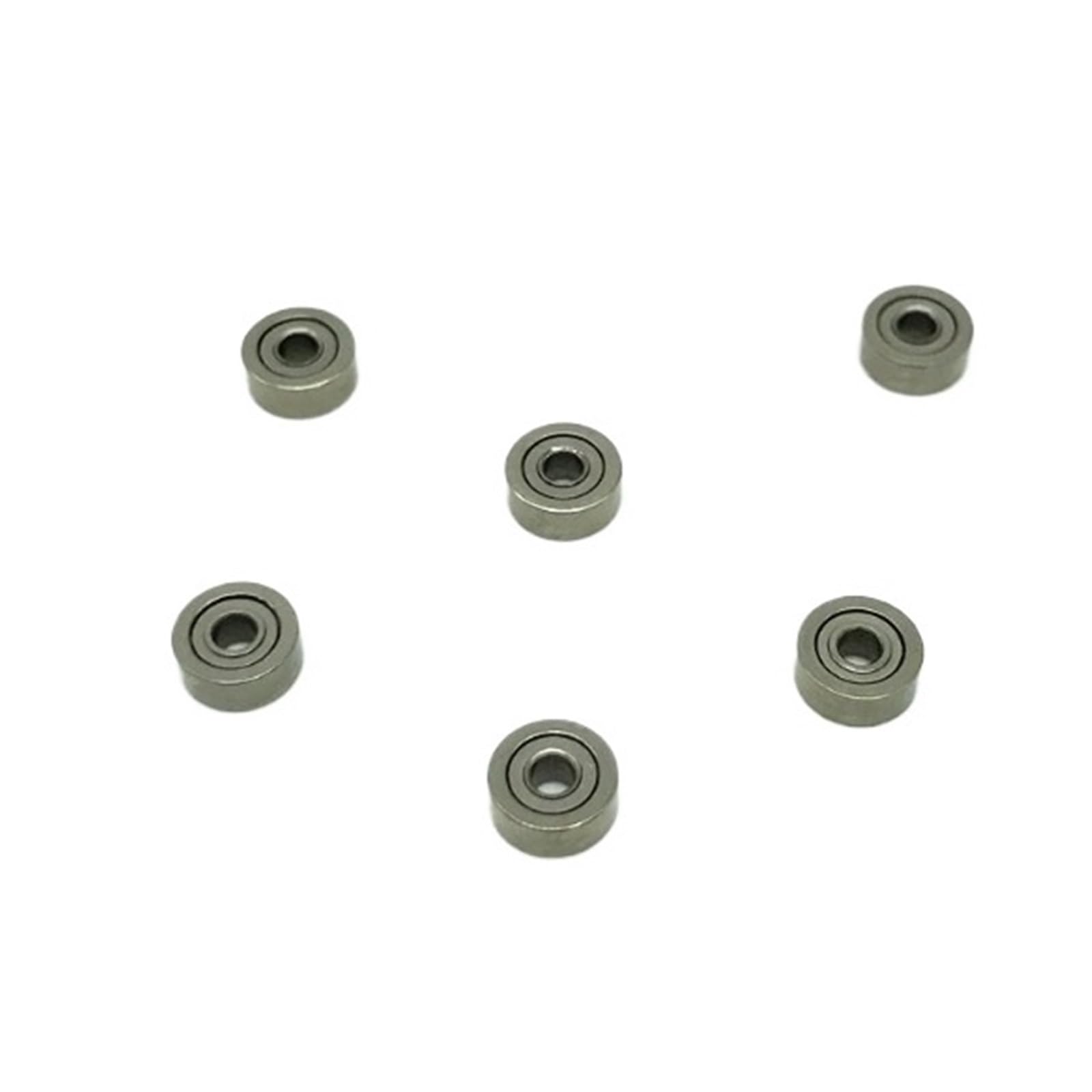 Rodamiento rígido MR63ZZ de 3x6x2,5mm para eliminar vibraciones en motores pequeños