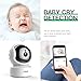 FREDI Baby Monitor 1080P Wireless Security Camera, WiFi Home Security Camera Surveillance HD IP Camera with Motion Detection,Two-Way Audio,Night Vision,Pan/Tilt,Cloud Storage,Micro SD Slot