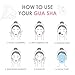 Fuasha Gua Sha Facial Tools Premium 2-in-1 Jade & Rose Quartz Gua Sha Set - Lymphatic Drainage Scraping Massage Stone - Facial Tools Sculpting Pack - Guasha Tool for Face