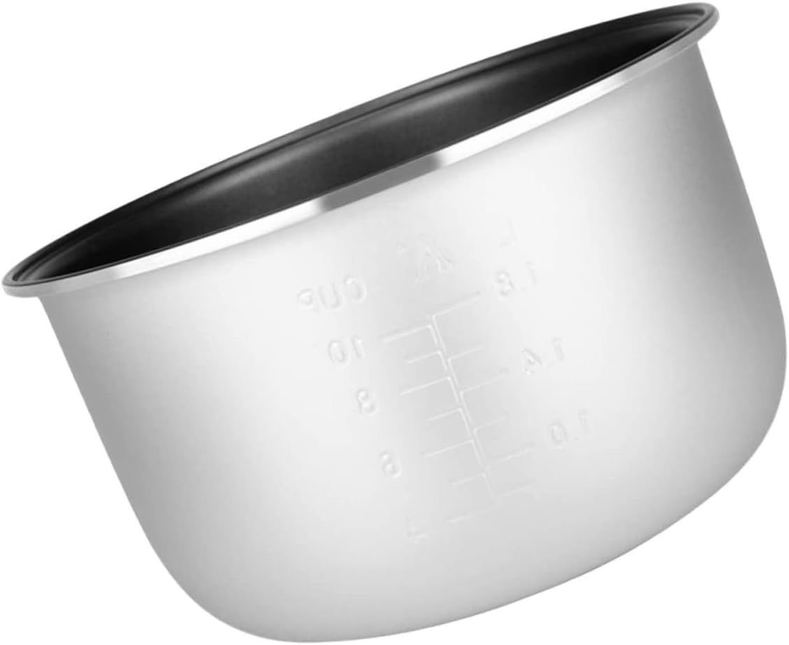 Healvian 2L Rice Cooker Inner Pot Replacement, Aluminum