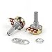 WH148 Variable Resistor, B1K-B500K 3Pin 20mm Shaft Amplifier Potentiometer, for Industrial Equipment, 5Pcs(20K Ohm)