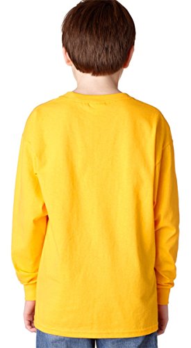 Gildan Boys Heavy Cotton Long Sleeve T-Shirt4