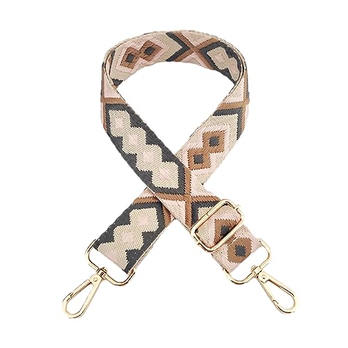 Image of Purse Strap Replacement Wide Adjustable Crossbody Shoulder Strap Guitar Straps for Handbag Rhombus Grey