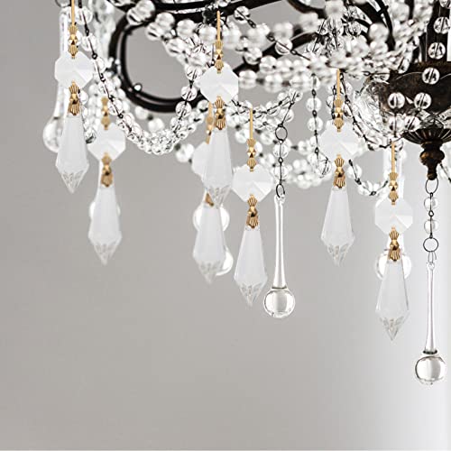 VILLCASE 20pcs Crystal Chandelier Pendants, Clear Crystal Glass Chandelier Sun Catcher - Image 2