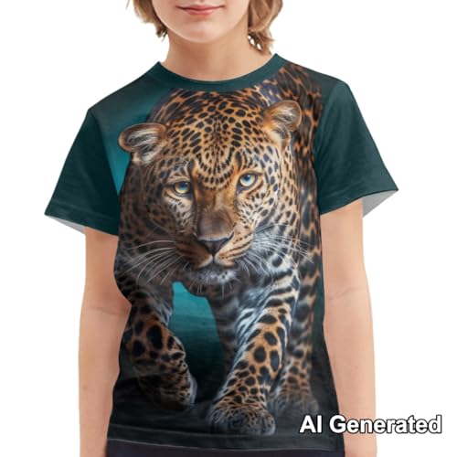 Image of Xhuibop Kids T Shirts for Boys Size 3-16 Girls Short Sleeve Sportswear Active Tops