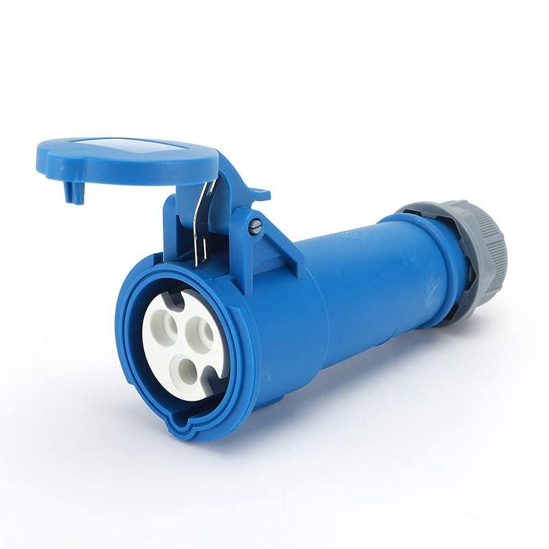 IEC60309 Waterproof CEE Industrial Connector Socket 3Pin 16A 250V 2P+E IP44