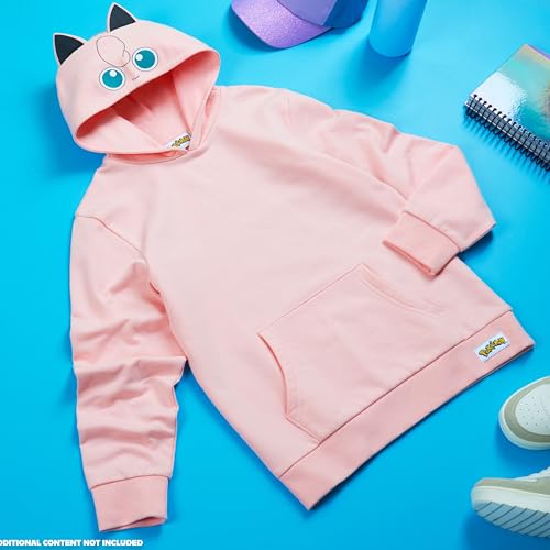 Image of Pokemon Hoodie for Boys & Teens Hooded Sweatshirt Warm Anime Pikachu Sweater
