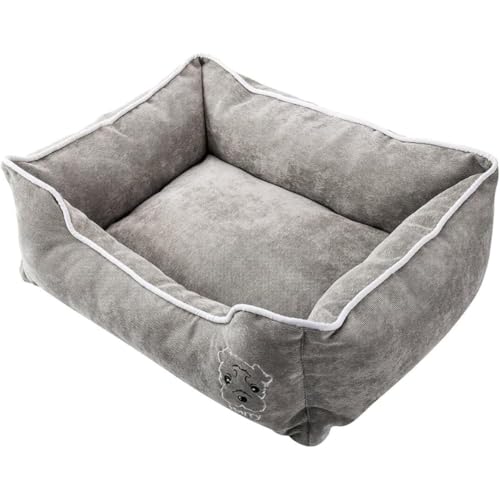 REENEW ペットマット ペットベッド 犬 猫 ペット用寝袋 冬 洗える 耐噛み素材使用 ペットハウス クッション 保温防寒 防水 カバーを取り外し可能 ふわふわ 暖かい (A,40*32cm)